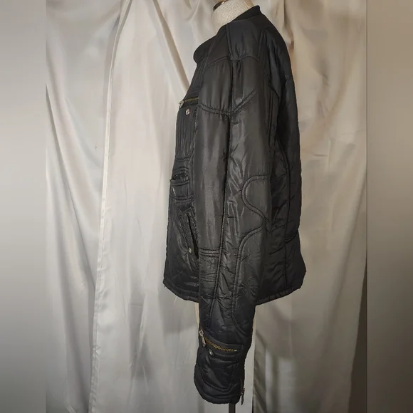 Diesel Light Weight Jacket, Nordstrom's Women ,ZipUp, Black, Zip Pckts, XXL - Picture 9 of 16